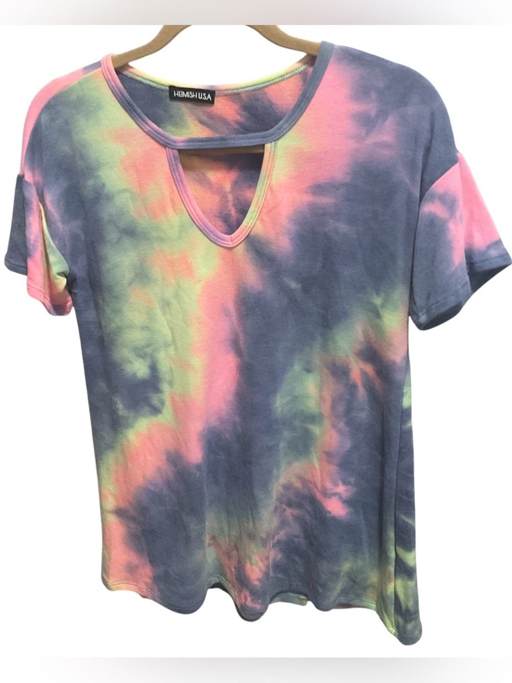 Heimish U.S.A Tie Dye Size S T-Shirt Short Sleeve